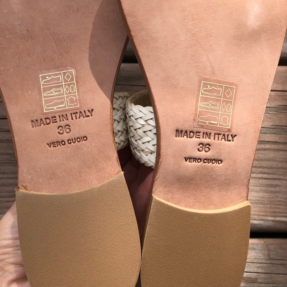 Joie a la Plage woven leather flat sandals - Picture 7 of 7